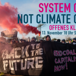 System Change not Climate Change - Einladung zum offenen Klima-Treffen